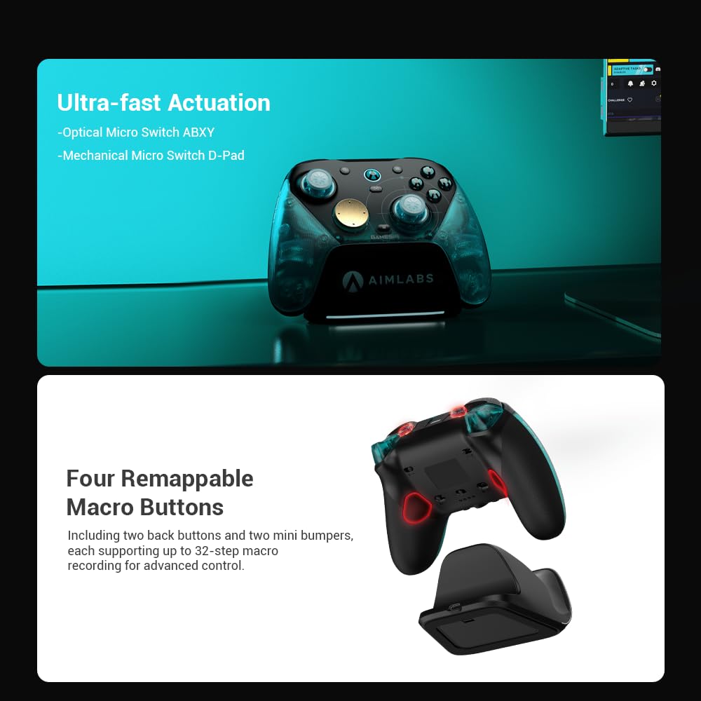 🎮 G7 Pro 8K PC Aimlabs Edition Esports Controller for PC, Android, iOS, Switch