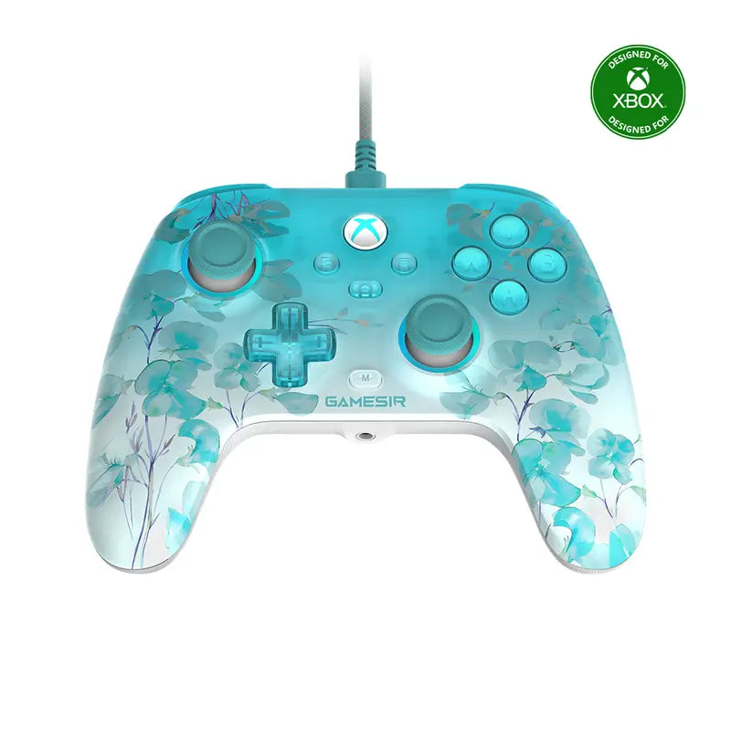 T7 Pro Floral Wired Controller for Xbox