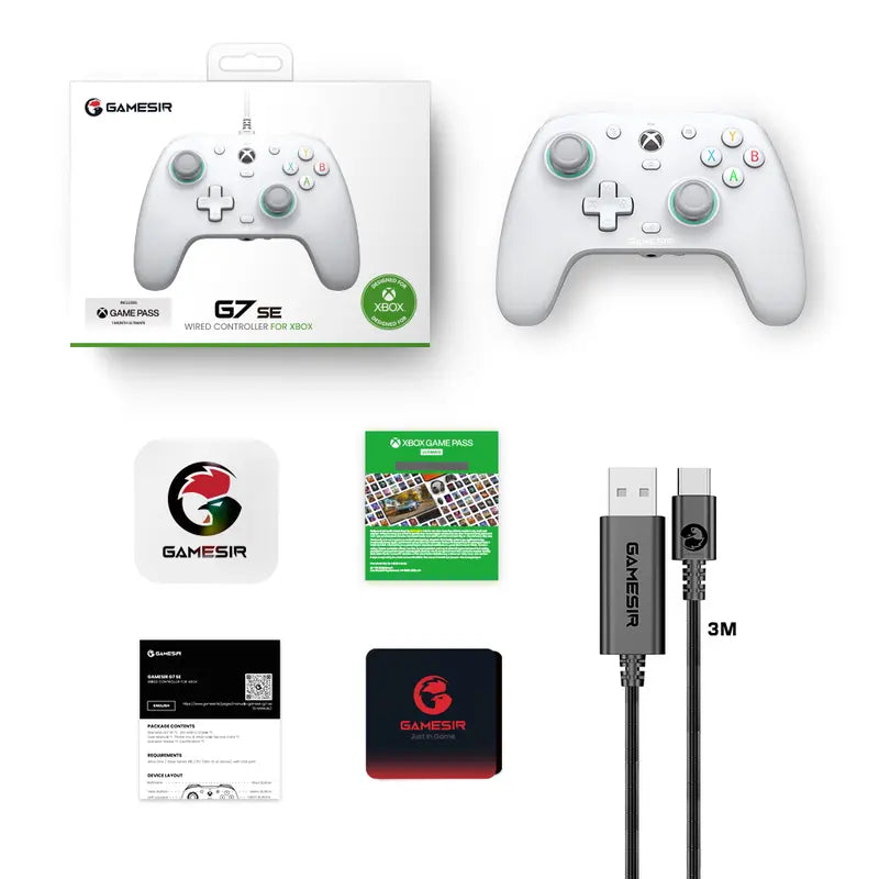 G7 SE Multi-Color Wired Controller, Precision Gamepad for Xbox Series X|S, Xbox One & Windows 10/11 with Hall Effect Joysticks