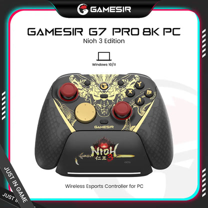 G7 Pro 8K PC Controller 8000Hz TMR Anti-Drift Hall Triggers 3.5mm Audio