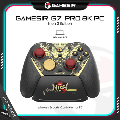 G7 Pro 8K PC Controller 8000Hz TMR Anti-Drift Hall Triggers 3.5mm Audio