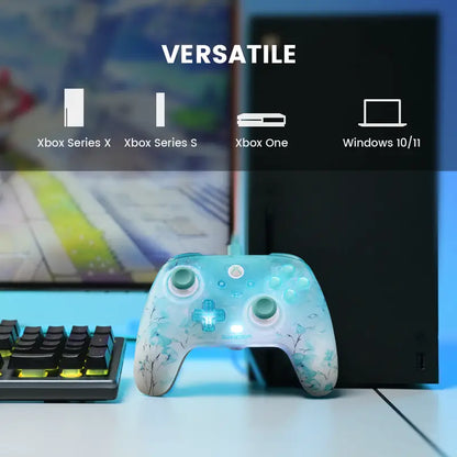 T7 Pro Floral Wired Controller for Xbox