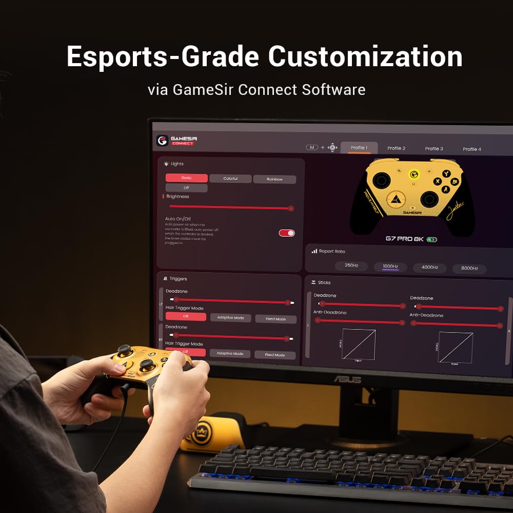 G7 Pro 8K Champion Edition 8000Hz Gen 2 TMR Anti-Drift Hall Triggers PC