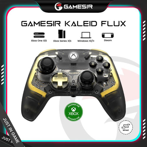 Kaleid Flux Wired RGB Controller for Xbox Series X|S, Xbox One, Windows 10/11 & Steam